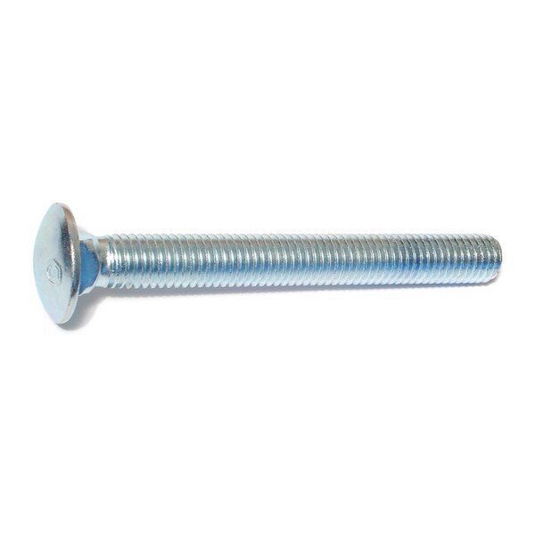 Midwest Fastener Carriage Bolt, Square Neck, 13 (Coarse), 4-1/2 in L, Steel, Zinc Plated, 4 PK 34962 - main